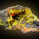 A schoepite-curite-uraninite specimine from the Shinkolobwe mine.